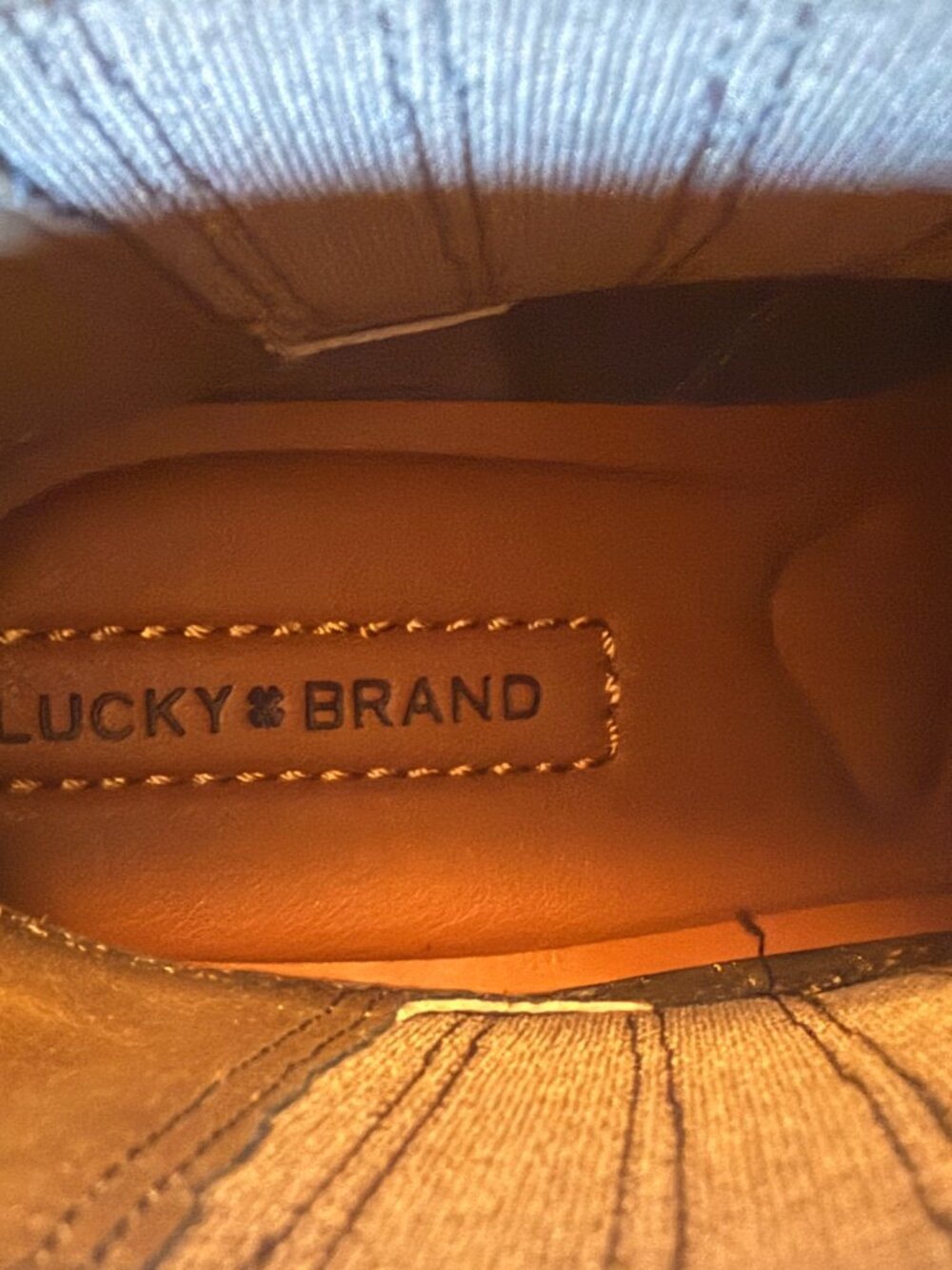 NWOT Lucky Brand Women's Brown Leather Ankle‎ Boots - Size 10 - Picture 3 of 6